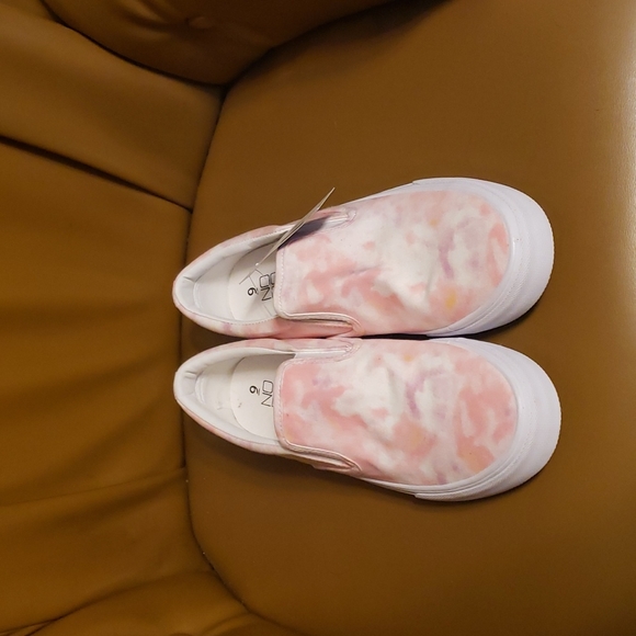 Shoes - New pink tie dye slip on shoes